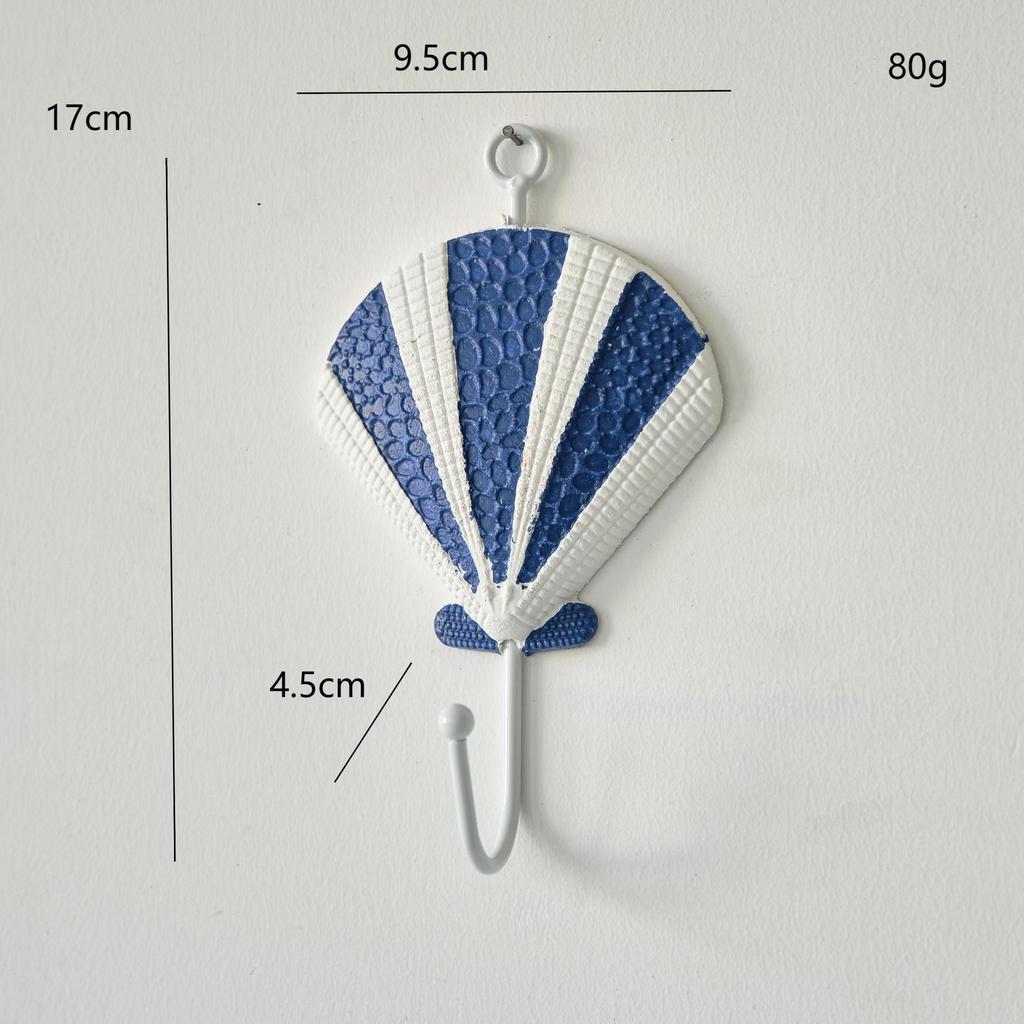 Crochets Muraux Thème Nautique Étoile de Mer Coquillage Ancre Design Cintres Décoratifs pour Maison Côtière Salle de Bain Salon Organisation