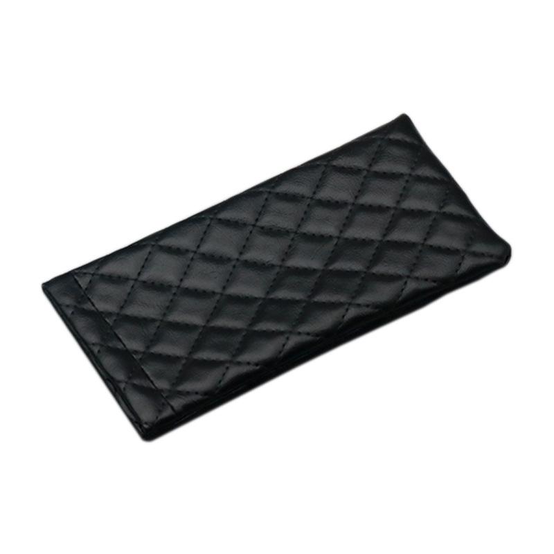 Unisex Portable Compressed Eyeglasses Case - Leather Multi-Function Storage Bag For Glasses, Phone, Coins, Eye Mask, Makeup Brushes