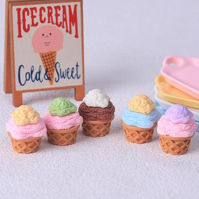 3D Eiswaffel DIY Resin Schlüsselanhänger – Handgefertigtes Zubehörset
