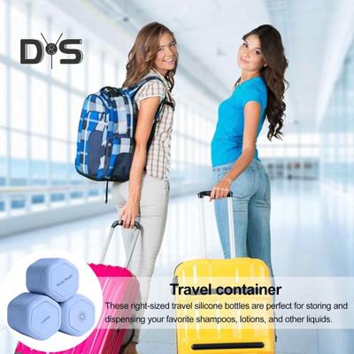 3Pcs Travel Containers Large Capacity Leak-Resistant Lightweight Portable Magnetic Shampoo Conditioner Storage Boxes