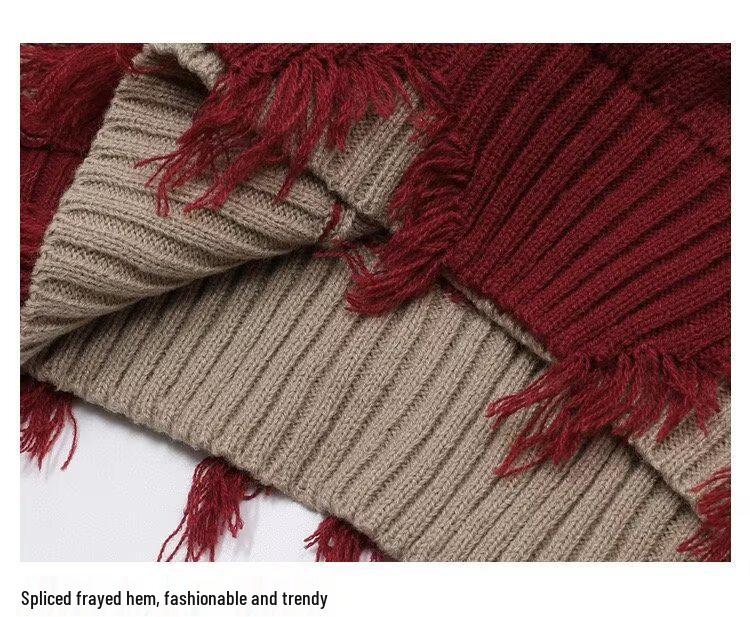 Pánský trendy svetr slim fit s kulatým výstřihem - Podzim/Zima 2024