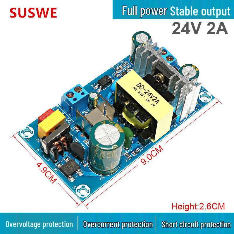 AC-zu-Multi-Spannungs-DC-Schaltnetzteilmodul (5V, 12V, 24V, 36V, 48V) mit eingebautem Schalter