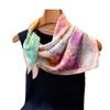 New Satin Square Silk Scarf Printed Floral Neck Hair Tie Beach Shawl Wraps Women