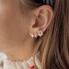Fashionable Classic Copper Earrings K15 Silver