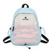 Backpack Women'S High-Value College Style Backpack Travel Women'S Bag Lightweight Men'S Bag Contrasting Color Outdoor Leisure