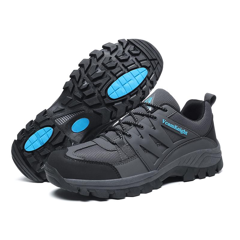 Breathable Mesh Men Hiking Shoes Anti-slip Traveling Walking Sneakers Elastic Outdoor Sports Shoes for Climbing Trekking