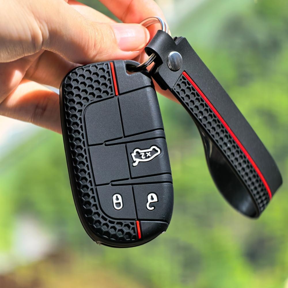 

Keychain For Jeep Cherokee Compass S Renegade Grand Commander For Dodge Journey Challenger Jcuv Charger For Chrysler 300C Cover