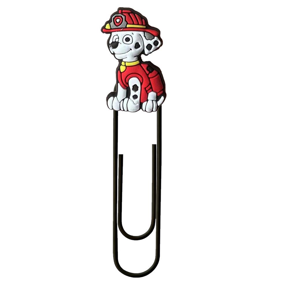

Paw Patrol Cartoon Bookmarks: Colorful Creative Paper Clips for DIY & Office Supplies