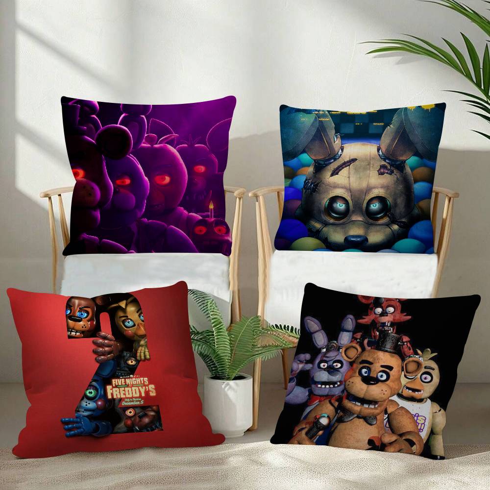 Movie Five NNights game At FFreddys Pillowcase toon Gift Cushion Cover Bedroom Home Sofa Chair Seat Decor pillow case