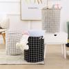Cartoon Foldable Dirty Clothes Cloth Cotton Linen Storage Bucket Animal Toys Waterproof Household Basket Clothes Dirty Clothes Basket