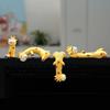 1/4Pcs Cartoon Giraffe Figurine Computer Monitor Decoration Lying Pig Duck Statue Animal Sculpture Home Office Car Dashboard Ornament