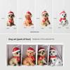 New Arrival Fashion Glass Christmas Ornaments Santa Snowman Pendant for Xmas Tree Deco Perfect Christmas Gift