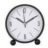 Metal Shell Alarm Clock Creative Student Bedside Silent Walking Clock Living Room Bedroom Place Stylish Desk Clock