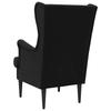Armchair Black Velvet