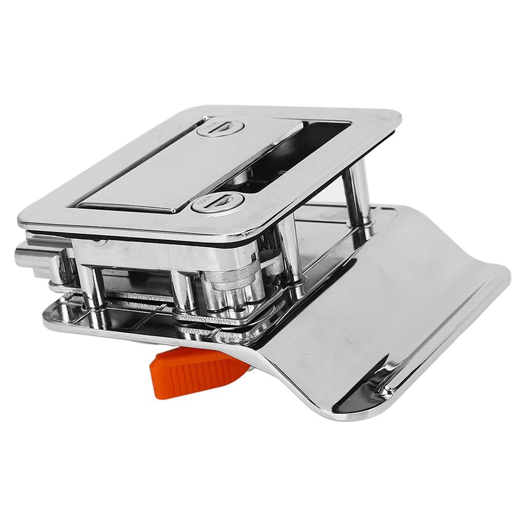 Plated Metal RV Door Lock with 4 Keys Advanced Locking Technology Secure Lock Travel Trailer Truck