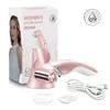 Rasoir Tondeuse Électrique 4-en-1 pour Femmes pour Bikini Aisselles Jambes Poils du Nez avec Brosse de Nettoyage, Rechargeable
