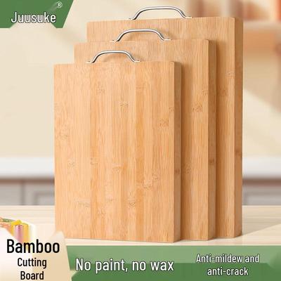 Tianlian Shi You Double-Sided Bamboo Cutting Board with Handles, Thickened for Rolling Dough and Chopping Meat