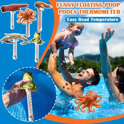 Niedliches Schwimmendes Pool-Thermometer für Schwimmbad, Whirlpool und Teich
