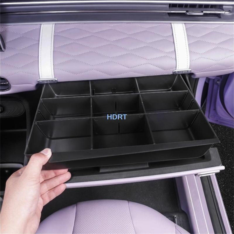 Fit For Dongfeng Nammi 01/Box 2024 + Car Styling Passenger Glove Compartment Makeup Storage Box Organizer Tray Cover Accessories