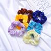 60pcs Velvet Hair Ties Elastic Soft Reusable Large Fashion Hair Scrunchies Bands for Women Girls