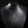 Monstera Leaves Pendant Stainless Steel Vintage Choker Necklace For Women Clavicle Chain Cool Charms Necklaces Cadenas Mujer