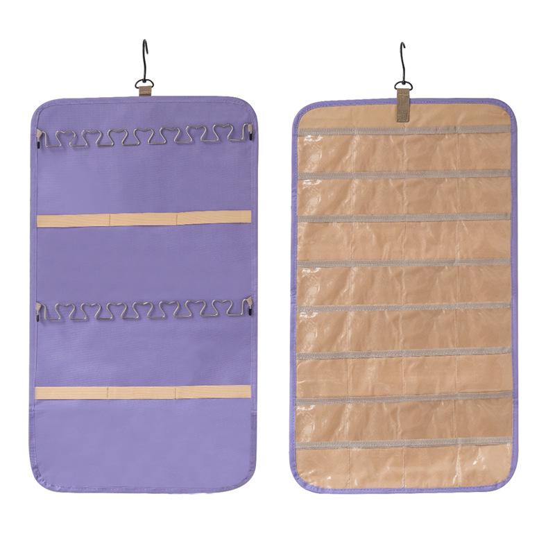 Wall-Mounted Jewelry Storage Necklace Hanging Bag