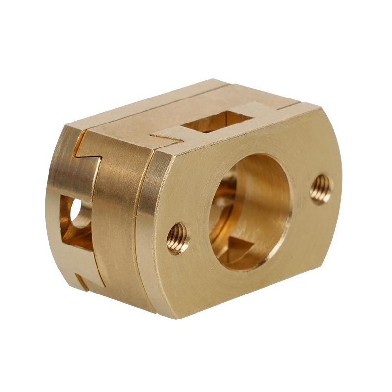 Oldham Coupling Ender 3 V2 Cr10 Cr10S Pro T8 Screw Coupler Z-Axis 8Mm Brass Lead Screw  Bed For 3D Printer Parts