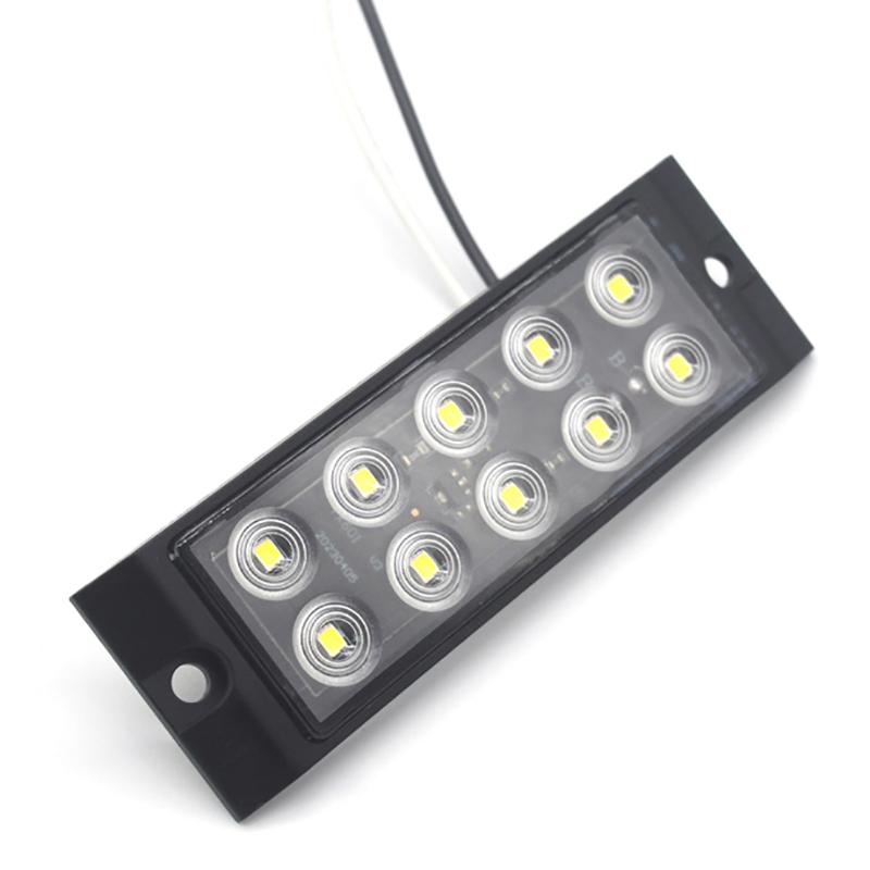 1Pcs 12-24V 10 Leds Trailer Lights Waterproof Double Sides Marker Trailer Lights Car Truck Rear Tail Lamps Warning Signal Lights
