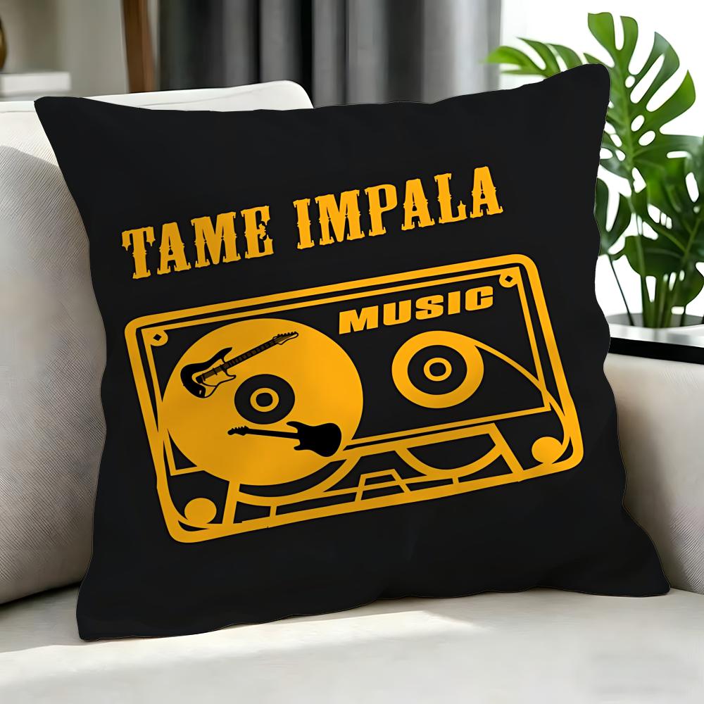 Indie Tame Impala Cushion Cover Cushion Cover Set 4Pcs 50X50 45X45 40X40 Pillowcase Decorative Sofa Home Decor