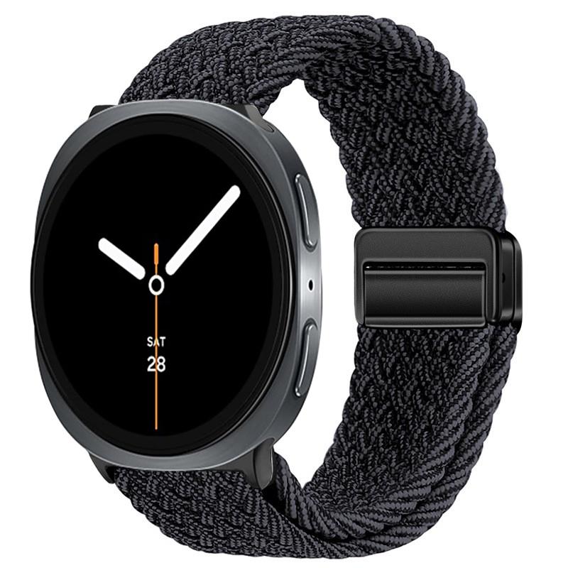 Nylon Braided Solo Loop Strap Suitable for Samsung Galaxy Watch 8 40mm/44mm Magnetic Band For Galaxy Watch 8 Classic Correa