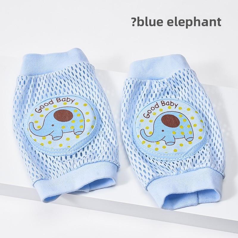 Baby Knee Pads 1 Pair - Thin Summer Crawling Protection, Anti-Fall Learning To Walk Gear for Infants & Toddlers