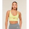 Twist Front Sports Bra Sorbet Yellow B5c6a Ybtx