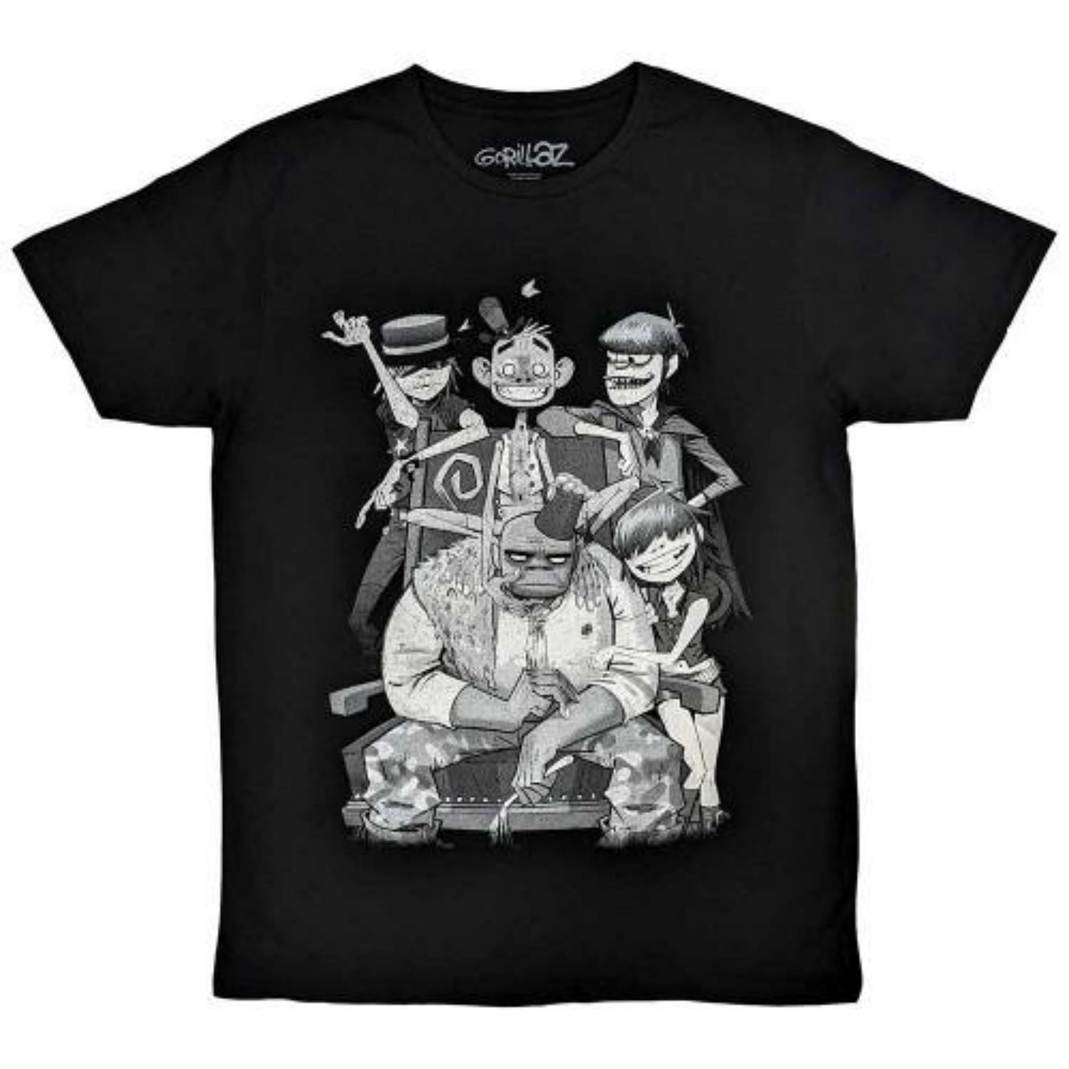 

Gorillaz Unisex Adult George Spray T-Shirt S разноцветный