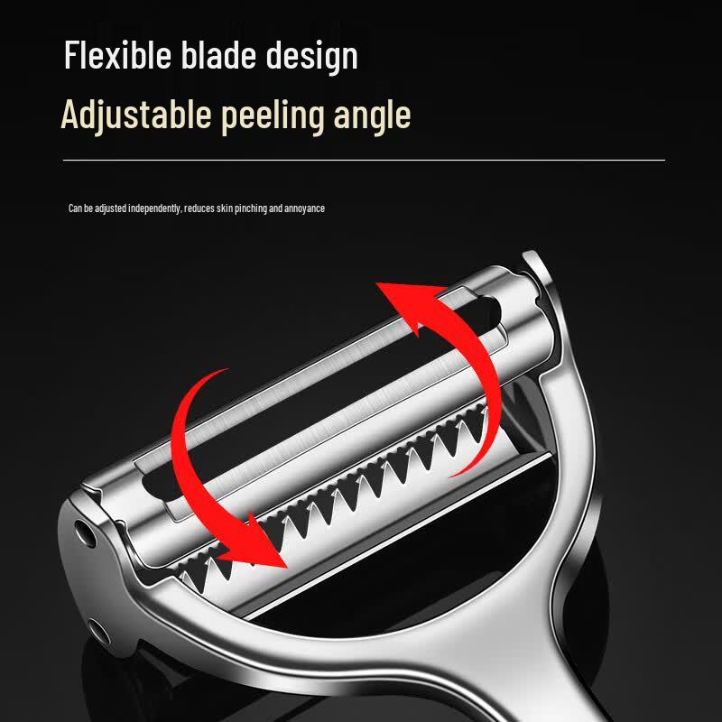 Deepur Zinc Alloy Dual-Use Peeler and Shredder