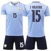 2026 World Cup Uruguay Main and Guest Football Jersey Set Quick-drying Men's New Cross-border Jersey Short-sleeved Jersey Summer
