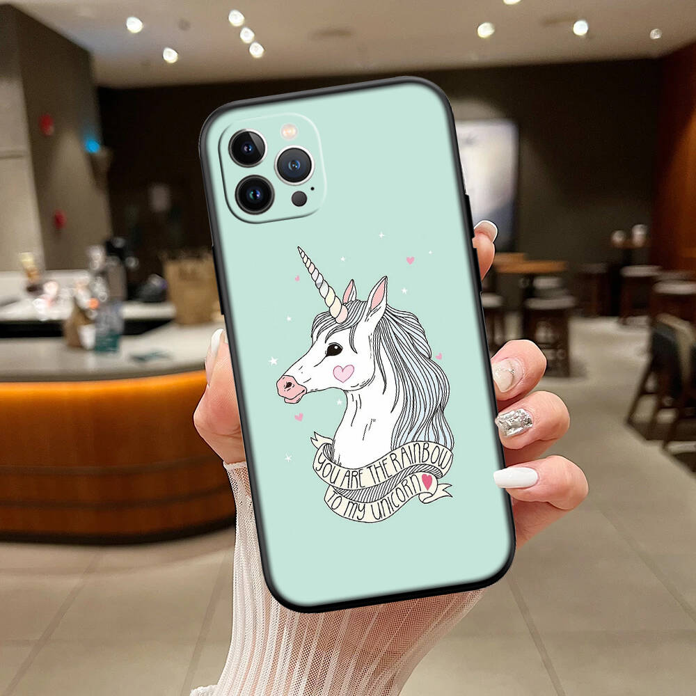 Cartoon Unicorn Phone Case for Xiaomi Poco C40 C51 C50 C55 C65 C71 C75 C85 F8 F7 F6 F5 F3 F2 X7 X6 X4 X3 M7 M6 M5 M4 M3 M2 Pro