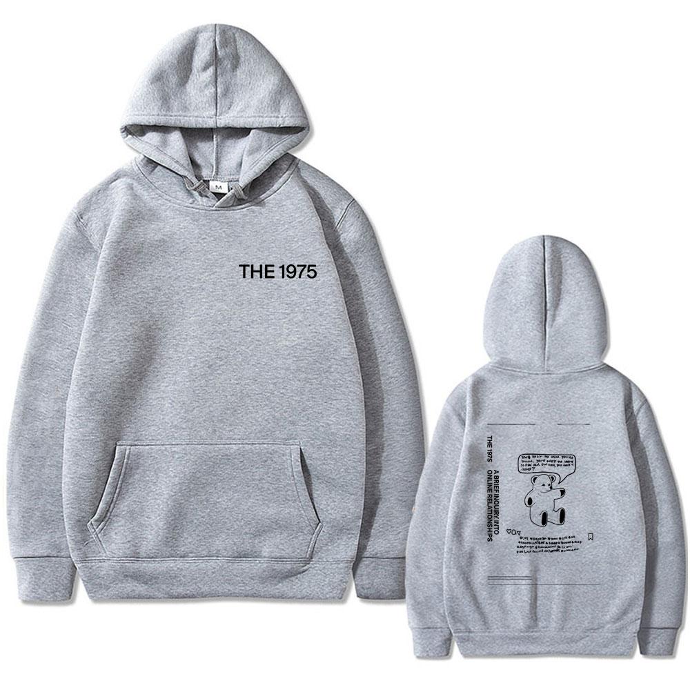 

Alternative Rock Band The 1975 Bear Graphic Hoodie Men Women Casual Cotton Vintage Sweatshirt Unisex Fashion Oversized Hoodies 3XL