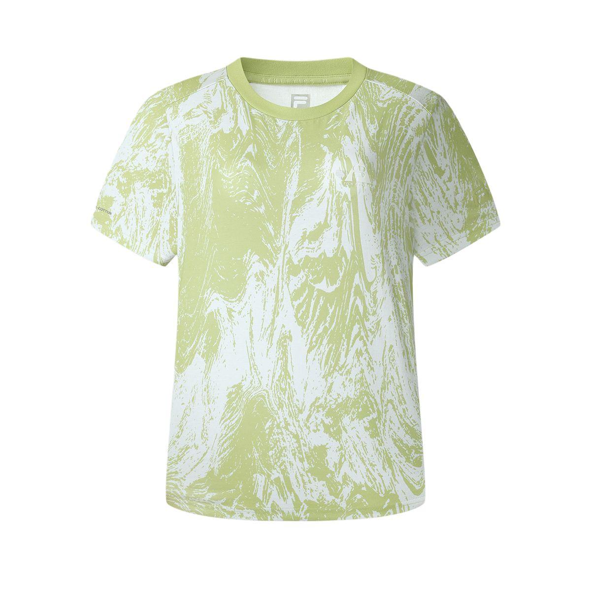 

Fila Explorer Футболка простого кроя оверсайз с коротким рукавом женские топы A11W527122F-ZA XL