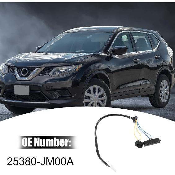 Unifizz 25380-JM00A Trunk Opener Fit for Nissan Rogue 2008-2015 Rear Door Switch Liftgate Release Switch