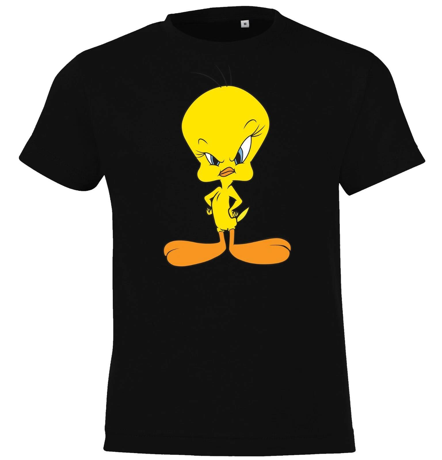 Youth Designz Kids kids boys T-Shirt Tweety Sour Logo Print Looney Bugs Bunny Tunes Fun 120