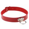 Leather choker collar Round Circle pendant Choker Necklace Women Punk Style chocker Fashion Goth jewelry