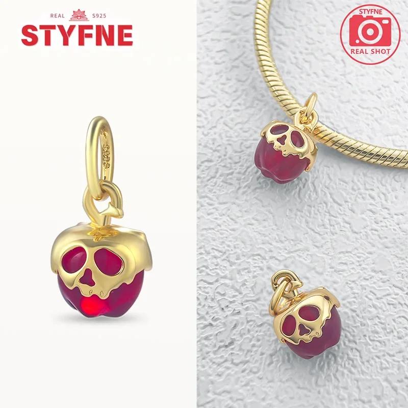 Realcopper Halloween Dangle Witch Magic Girl Charms Luminous Beads Fit Original Bracelet Diy Fine Jewelry Gifts For Women