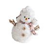 Christmas Snowman Decorations Party Supplie Lovely Plush Snowman Ornaments For Home Party Indoor Garden Outdoor Use