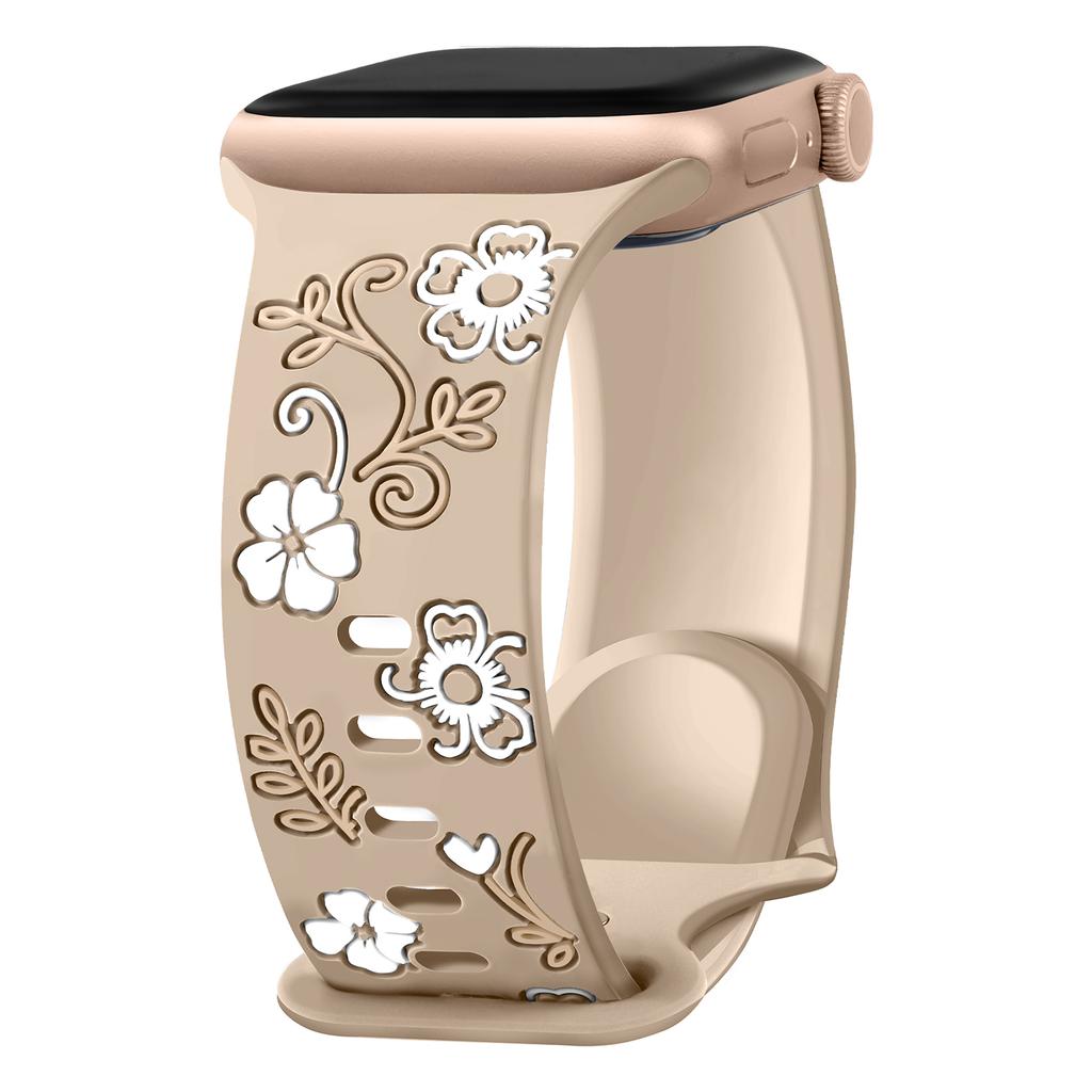 Graviertes Armband für Apple Watch Band 42mm 44mm 46mm 45mm 41 40 49 Sport Armband iWatch Serie 11 10 9 8 7 SE 6 5 Ultra 3