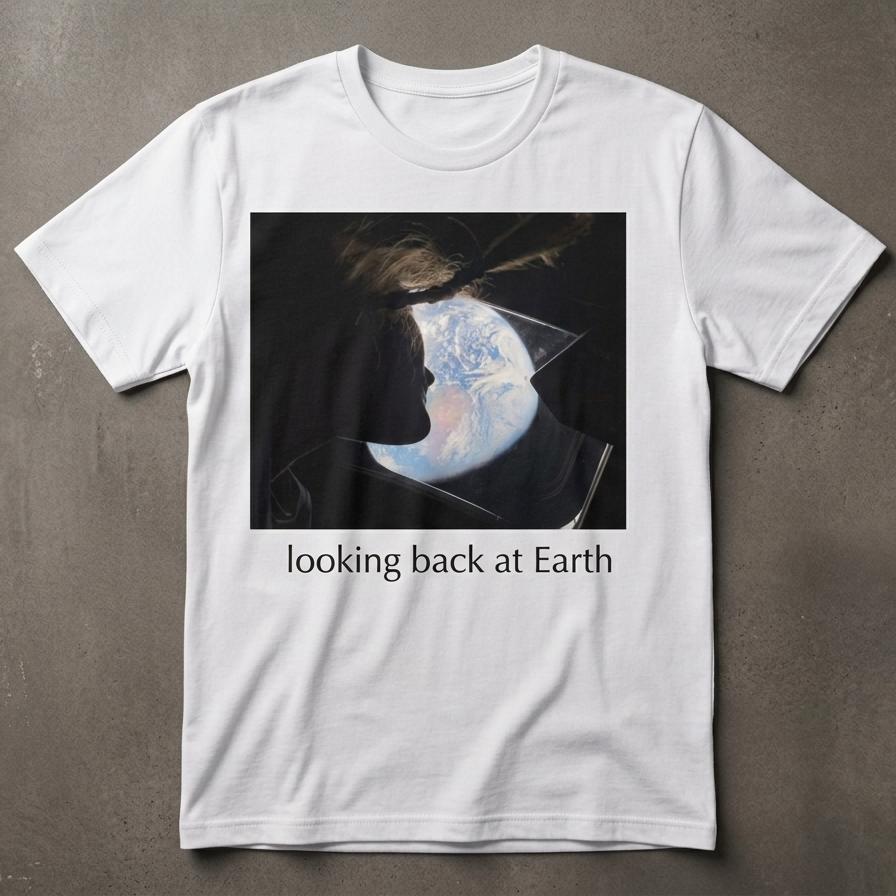 

Artemis 2 Christina Koch looking back at Earth Unisex T Shirt Unisex 100 Cotton Short Sleeve Y2k Oversized Popular Tee Women Tops 4XL