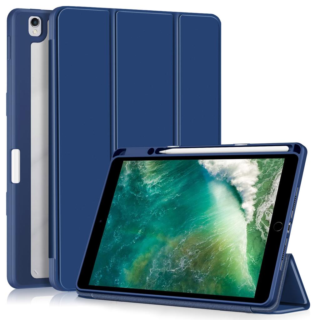 Case for iPad 10.2 (2019)/(2020)/(2021)/iPad Pro 10.5-inch (2017)/Air 10.5 Inch (2019) Tri-fold Stand Leather Cover