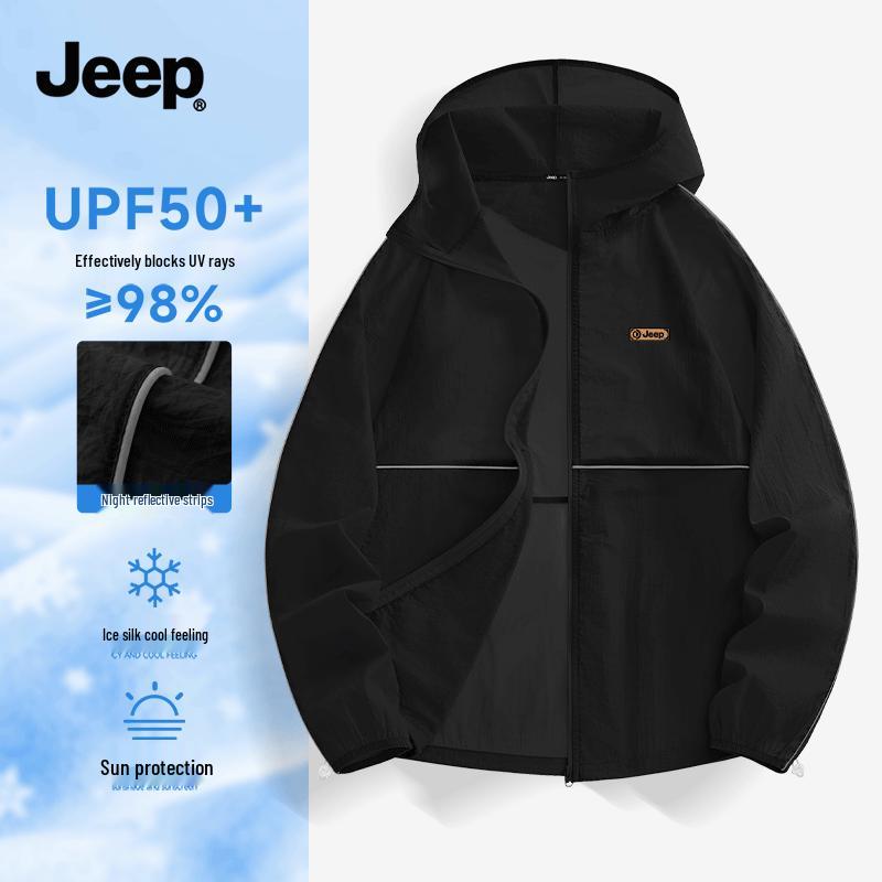 JEEP Men's Lightweight UV Protection Cycling Jacket