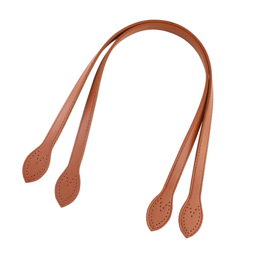 Packung mit 2 PU-Leder Schultertaschengriffen Ersatzzubehör für DIY-Bastel- und Taschenersatzprojekte