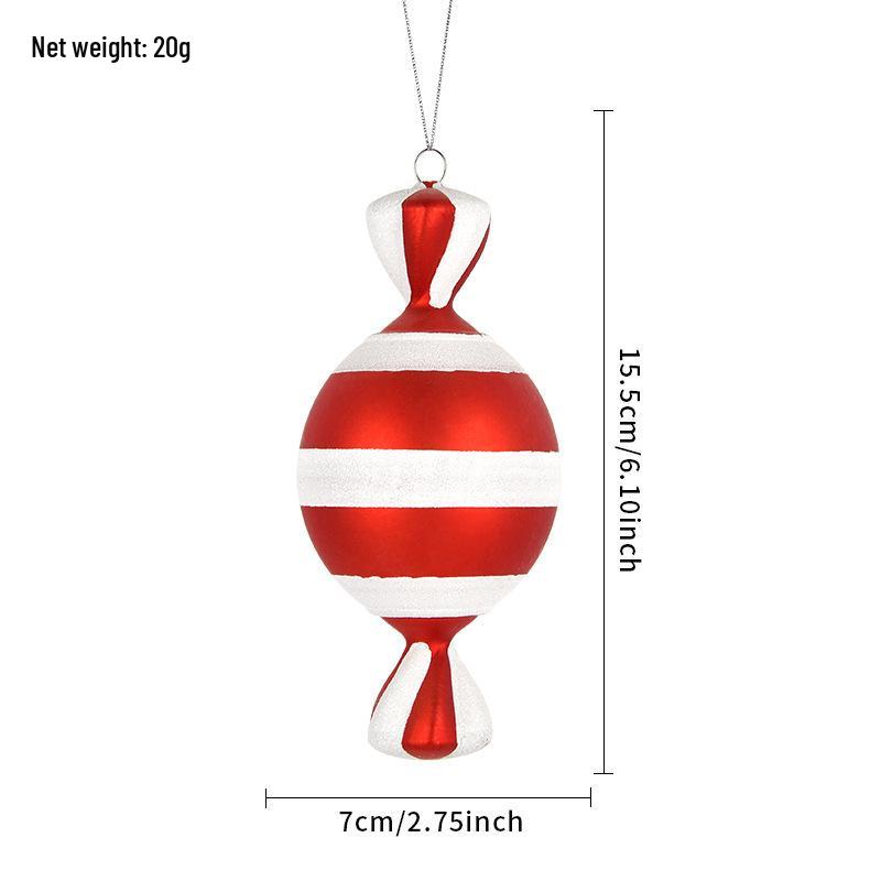 Electroplated Candy Pendants for Christmas Tree Decorations and Photography Props