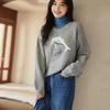 Women's Dolphin Jacquard Knit Sweater